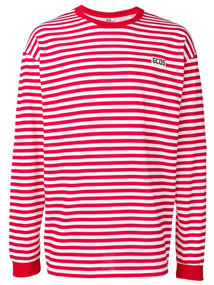 Gcds Striped Jumper - Red