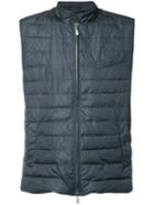 Eleventy Sleeveless Padded Jacket, Men's, Size: Xl, Blue, Nylon