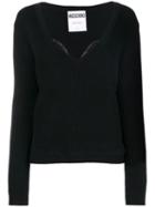 Moschino Lace Detail Sweater - Black