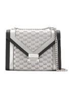 Michael Michael Kors Envelope Logo Cross-body Bag - Silver