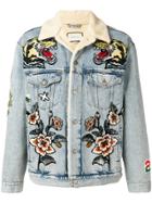 Gucci Patched Denim Jacket - Blue