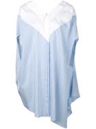 Unravel Project Lace-up Shirt - Blue