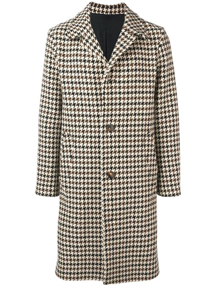 Ami Paris Lined Car Coat - Neutrals