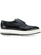 Prada Exaggerated Sole Derbies - Black