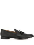 Magnanni Tassel Detail Loafers - Black