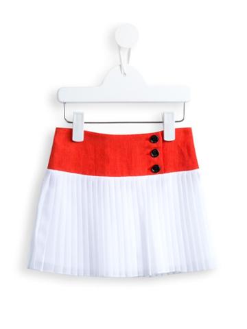 Rykiel Enfant Pleated Skirt, Girl's, Size: 6 Yrs, White