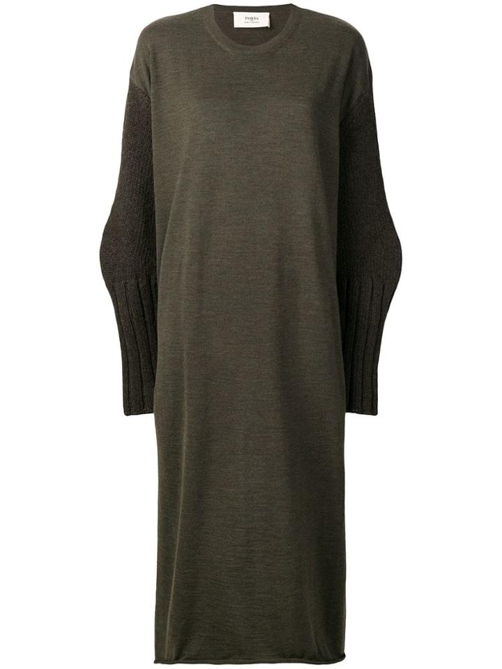 Ports 1961 Asymmetrical Jumper - Green