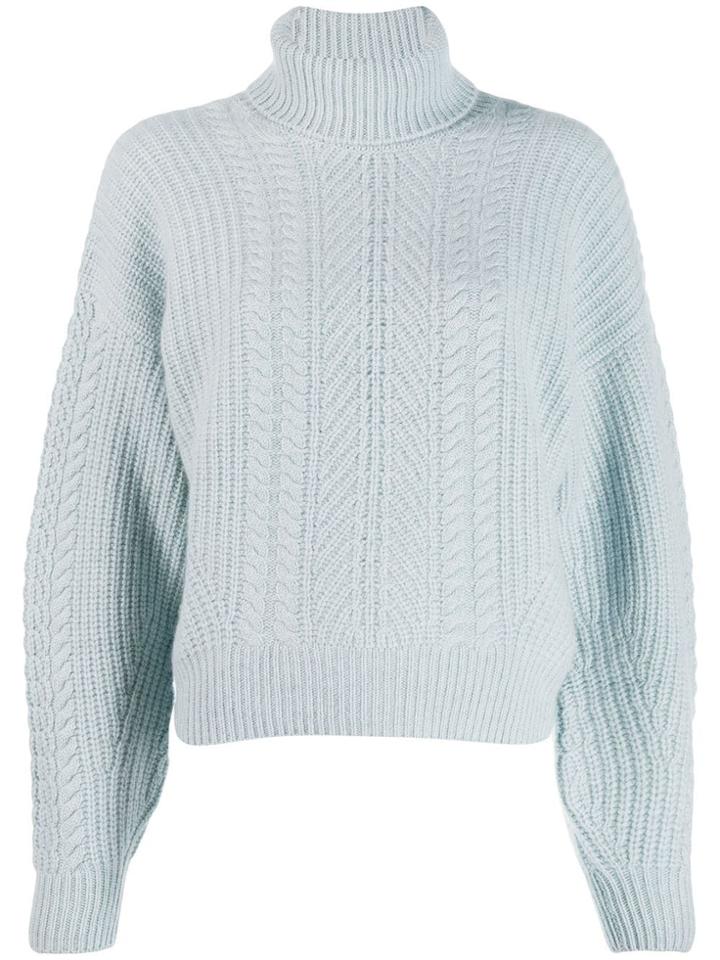 Le Kasha Pontavin Cable Knit Jumper - Blue