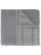 'mambo' Scarf, Adult Unisex, Grey, Virgin Wool, Forme D'expression