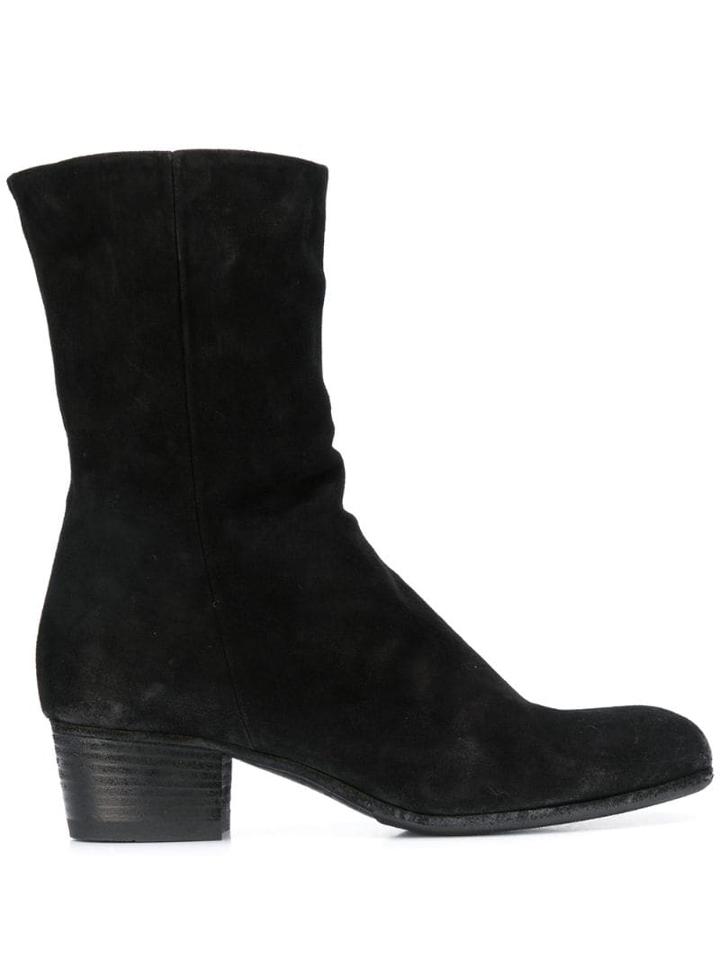 Pantanetti Mid-calf Length Boots - Black
