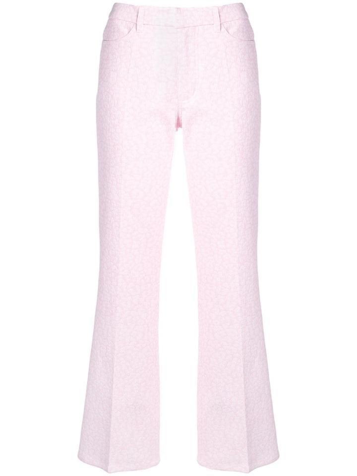 Zadig & Voltaire Kick Flare Cropped Trousers - Pink