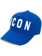 Dsquared2 Embroidered Icon Baseball Cap - Blue