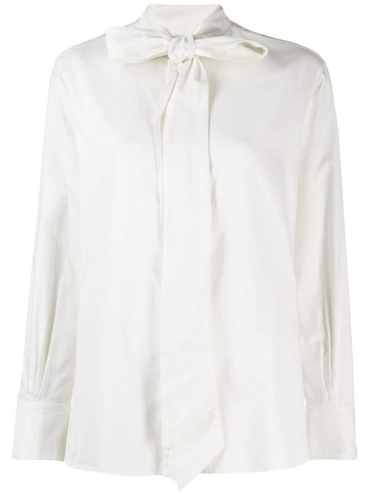 Holland & Holland Bow Detail Shirt - White