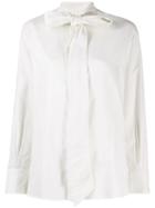 Holland & Holland Bow Detail Shirt - White