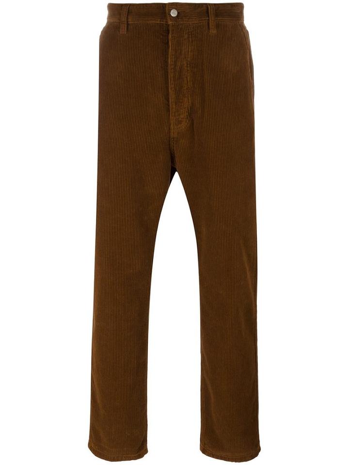Ami Alexandre Mattiussi Corduroy Trousers, Men's, Size: Xl, Brown, Cotton
