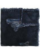 Avant Toi - Abstract Pattern Knitted Scarf - Women - Silk/cashmere - One Size, Blue, Silk/cashmere