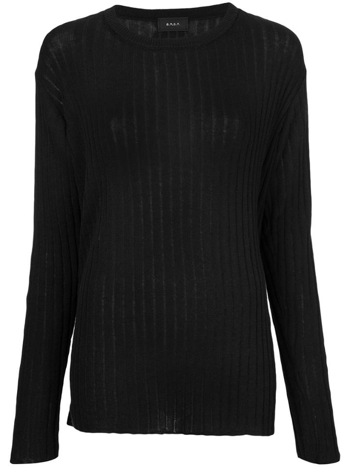 G.v.g.v. Ribbed Jumper - Black