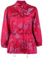 Martha Medeiros Jacquard Parka - Pink