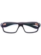 Herrlicht - Square Glasses - Unisex - Wood - 57, Brown, Wood