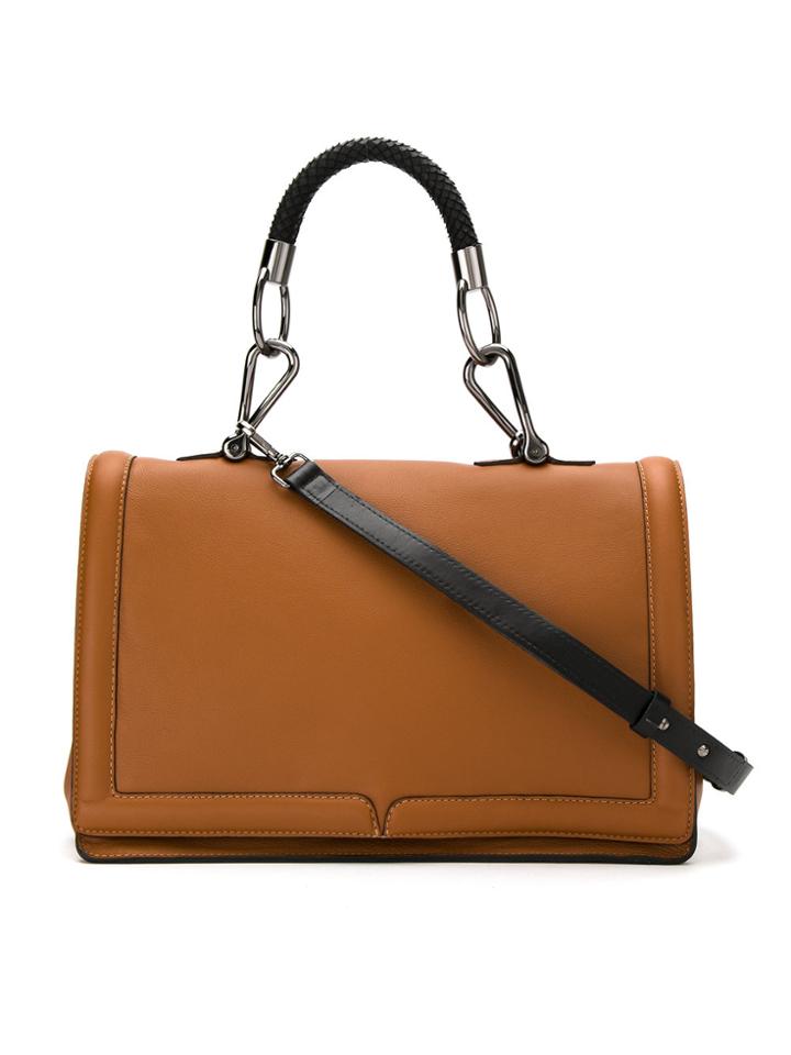 Mara Mac Leather Shoulder Bag - Brown