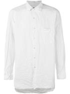 Plain Shirt - Men - Cotton - Xl, White, Cotton, Casey Casey