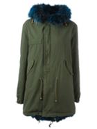 Mr & Mrs Italy Raccoon Fur-trimmed Midi Parka