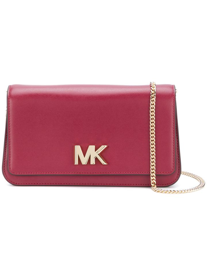 Michael Michael Kors Mott Large Clutch - Red