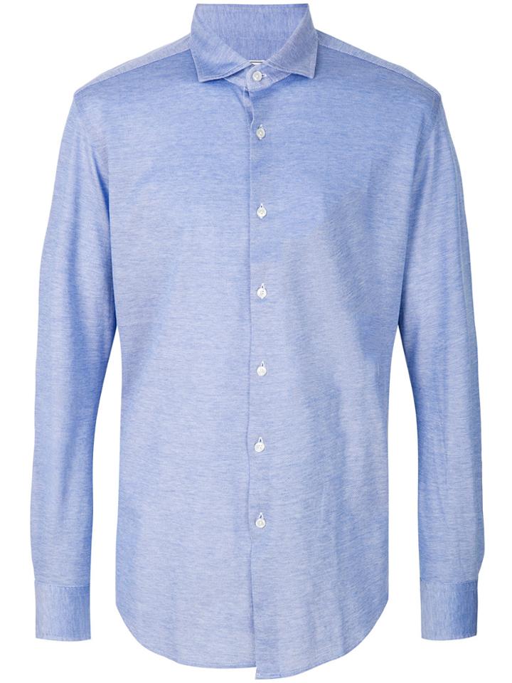 Xacus Classic Buttoned Shirt - Blue