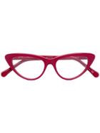Stella Mccartney Eyewear Cat Eye Glasses - Red