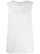 Fabiana Filippi Straight Fit Vest - White