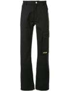Misbhv Flap Pocket Straight-leg Trousers - Black
