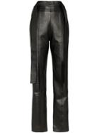Matériel High-waisted Slit Trousers - Black