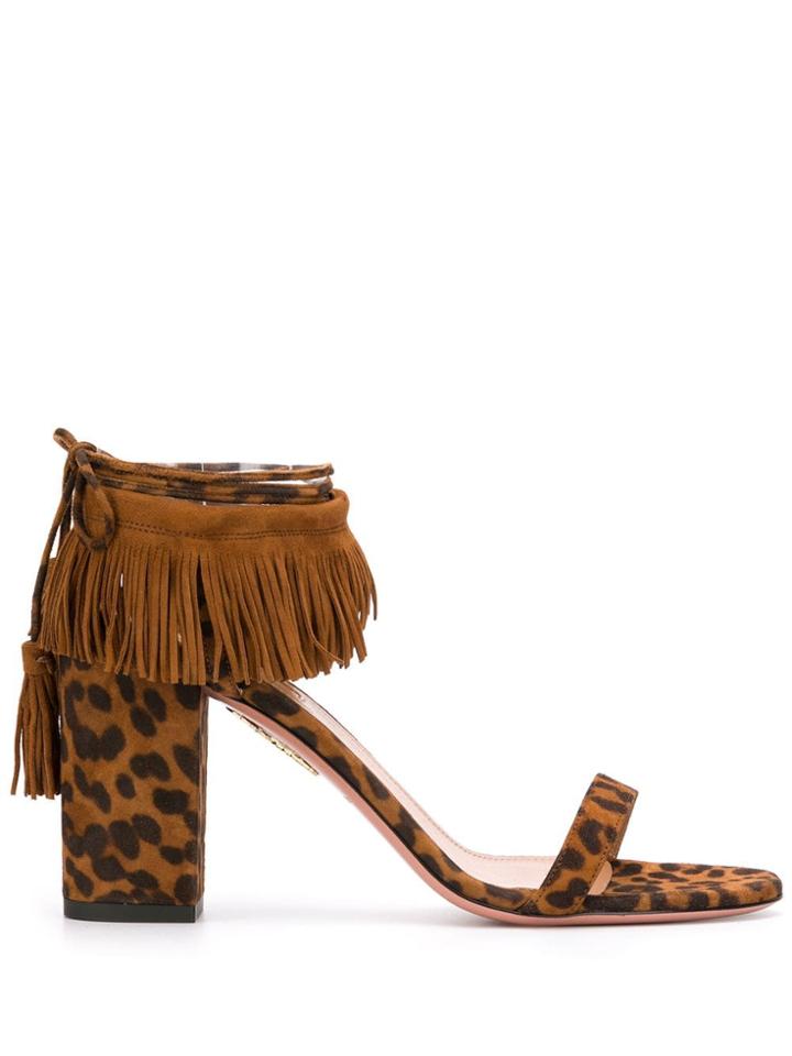 Aquazzura Gypset Sandal 85 - Brown