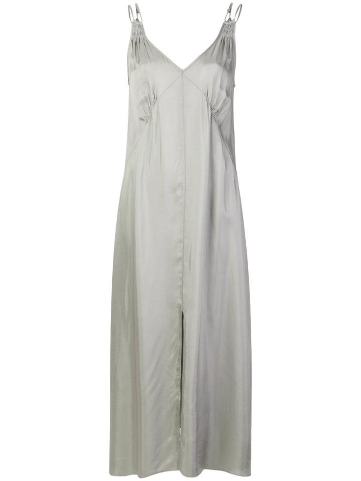 Forte Forte Long Slip Dress - Grey