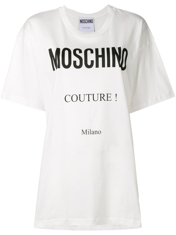 Moschino Oversized Logo T-shirt - White