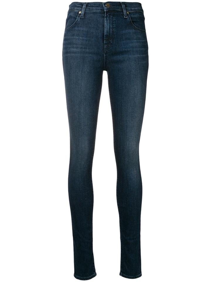 J Brand Faded Slim Fit Jeans - Blue