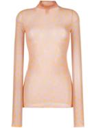 Acne Studios Skinny Fit Turtle Neck Top - Neutrals