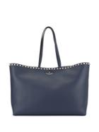 Valentino Valentino Garavani Rockstud Shopper Bag - Blue