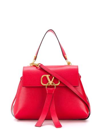 Valentino Valentino Garavani V Ring Tote - Red