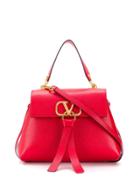 Valentino Valentino Garavani V Ring Tote - Red