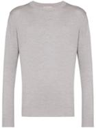 Maison Kitsuné Crew-neck Sweater - Grey