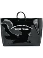 Dsquared2 You'll Never Walk Alone Twins Power Tote - Black
