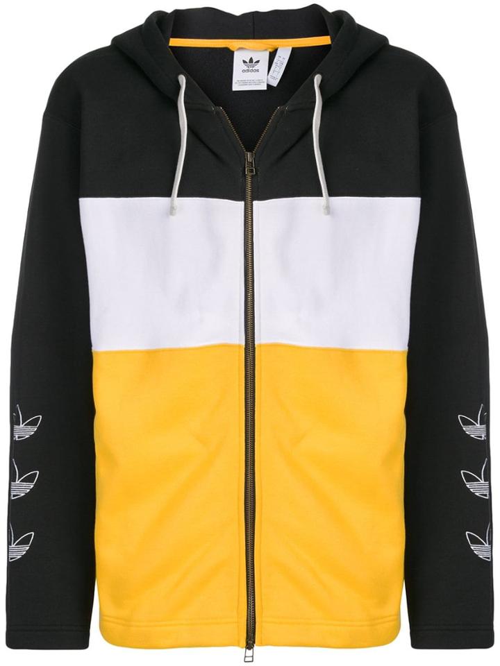 Adidas Multicoloured Hoodie - Yellow