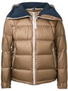Meanswhile Zip Up Padded Jacket, Men's, Size: Medium, Brown, Nylon