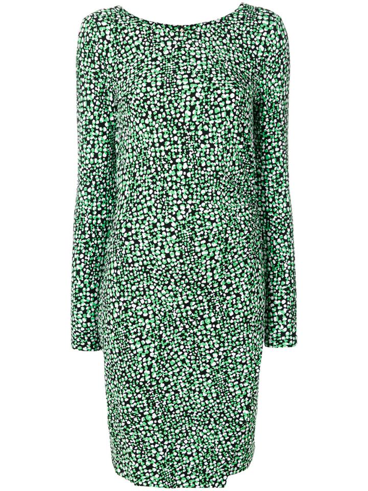 Michael Michael Kors Printed Stretch Dress - Green
