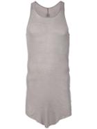 Rick Owens - Curved Hem Tank Top - Men - Cotton - M, Grey, Cotton