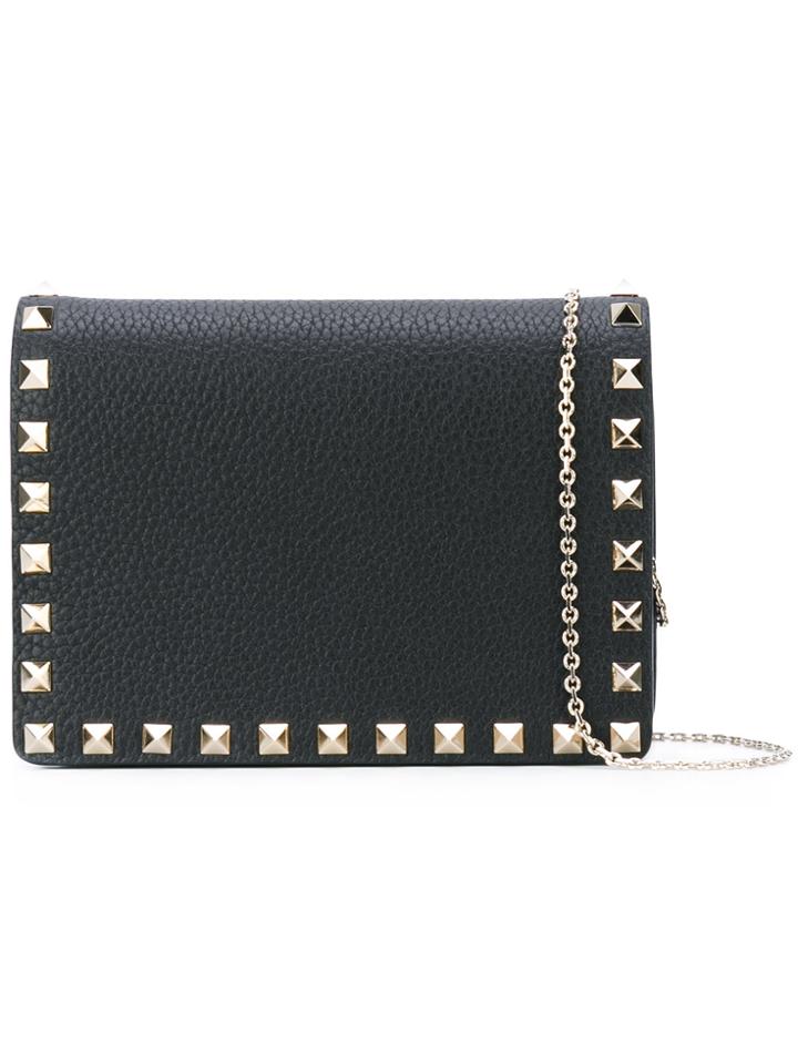 Valentino Valentino Garavani Rockstud Chain Wallet - Black