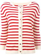 Chinti And Parker - Breton Cardigan - Women - Merino - M, Nude/neutrals, Merino