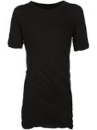 Rick Owens Long Length T-shirt, Men's, Size: M, Black, Cotton