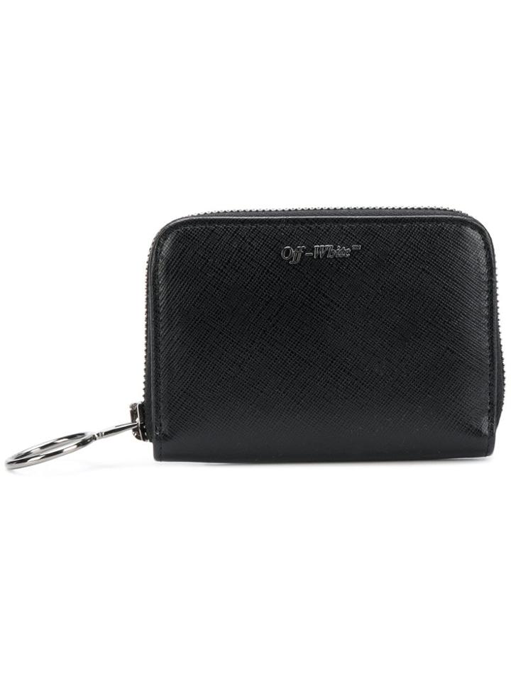 Off-white Medium Zipped Wallet - Black